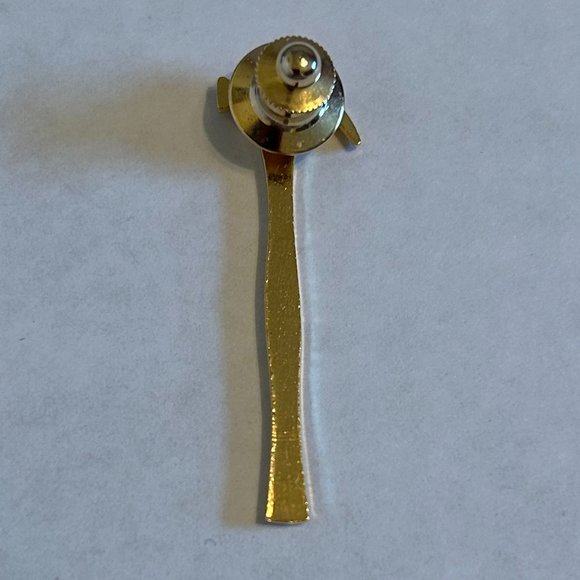 Gold Coloured Hammer Label or Tie Pin - Picture 5 of 5